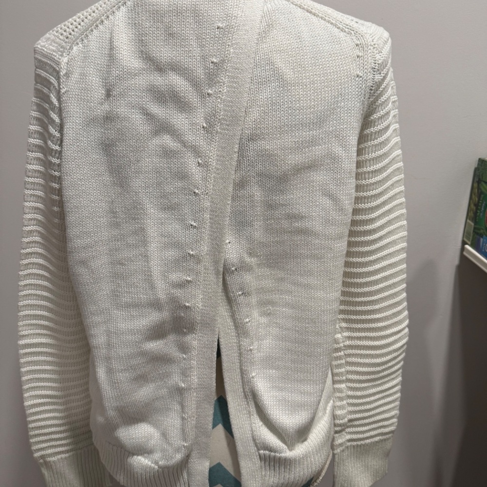 $175 Rag And Bone Elsie Split-Back Open-Knit Cott… - image 3